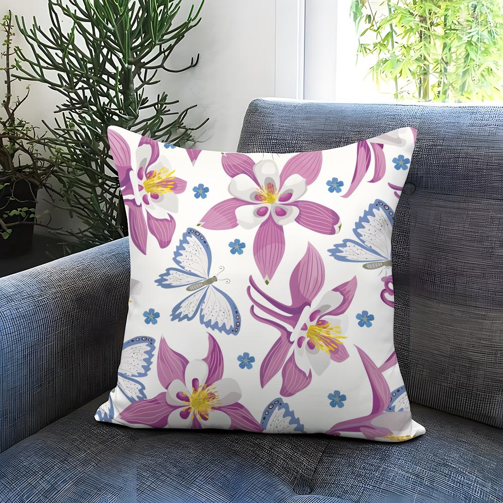 butterfly Cushion Cover Comfortable Reversible Pillow Cover Ideal for Car Sofa Bedroom  Beyond