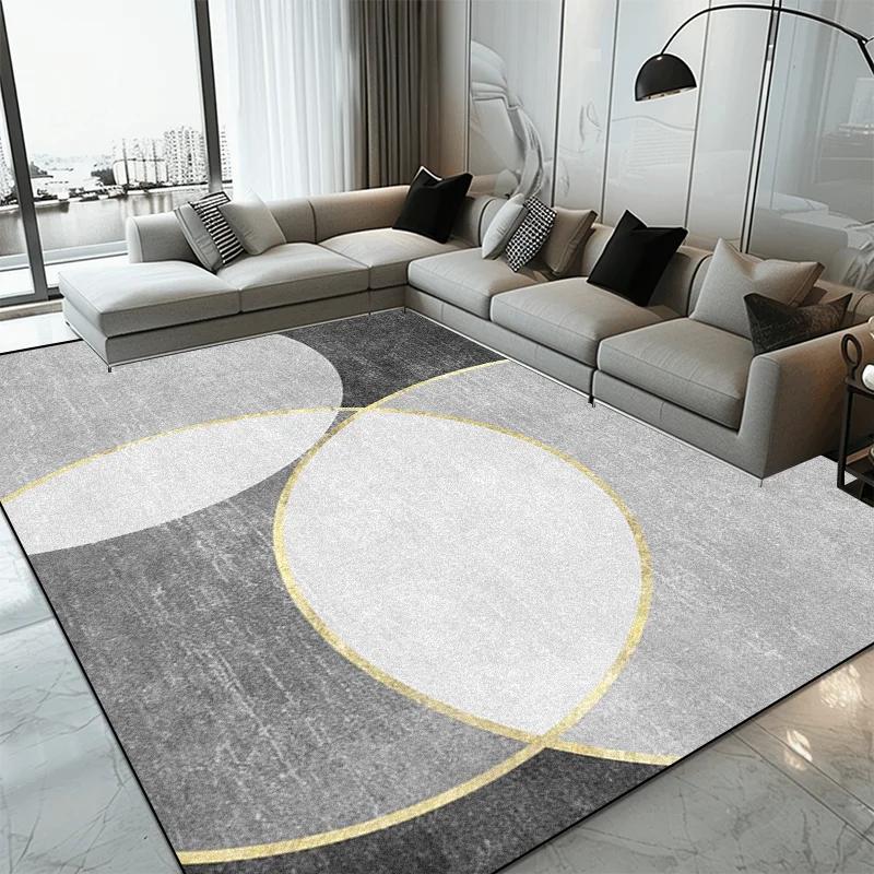 

Geometric Carpets Soft Nordic Luxury Rugs for Living Room Bedroom Decoration Non-slip Floor Mats Home Decor 60*90cm