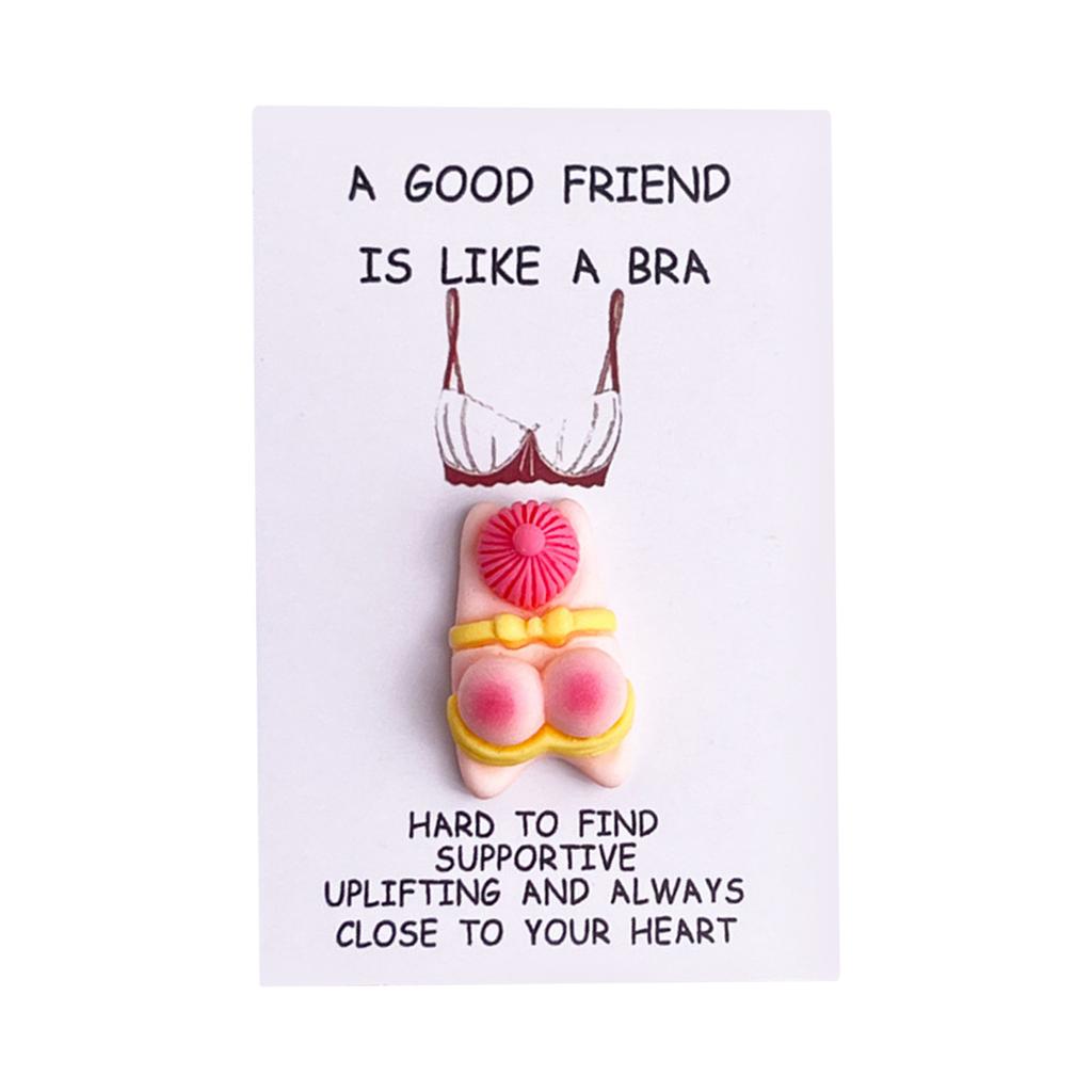 Valentine's Day Handmade Pocket Hug Card, Funny Little Doll Pocket Hug Greeting Card, For Invitation, Encouragement, Friendship And Holiday Greetings