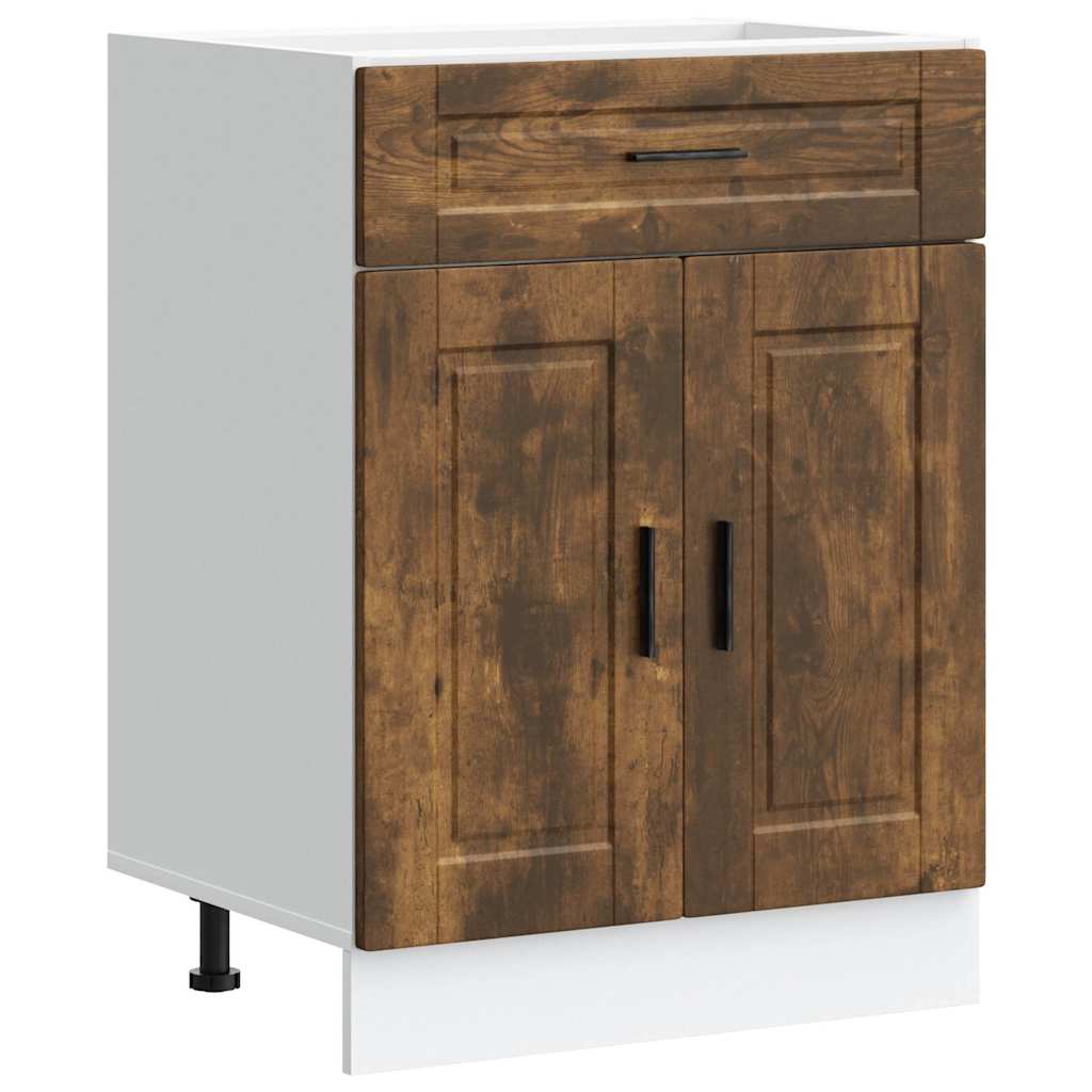 Vidaxl Kitchen Base Cabinet, Porto, Smoked Oak