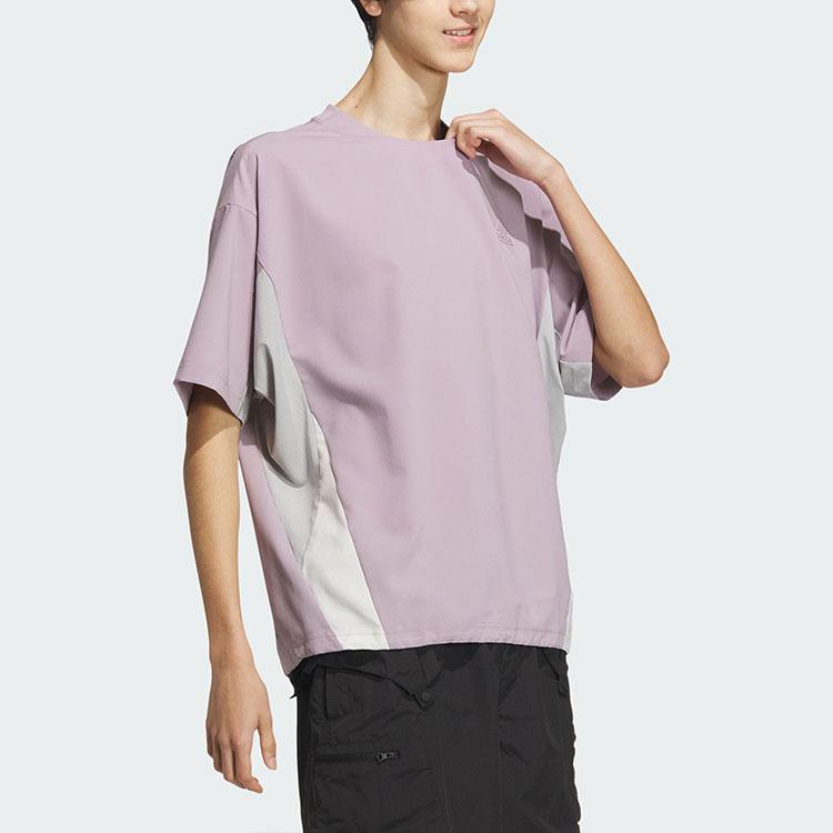 New Adidas T Shirt Men's Purple Pink JI9868