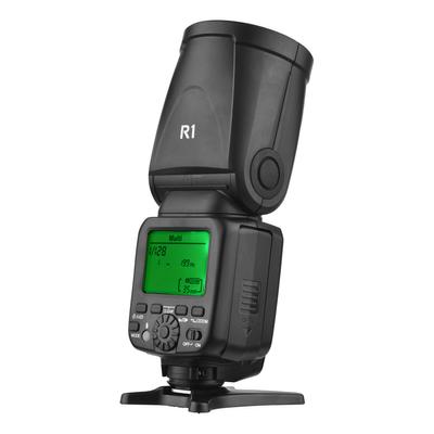 Univerzális vezeték nélküli TTL Flash Speedlite vaku, kamerába épített 2.4G Master/Slave vaku, kerek fej, 76 Ws