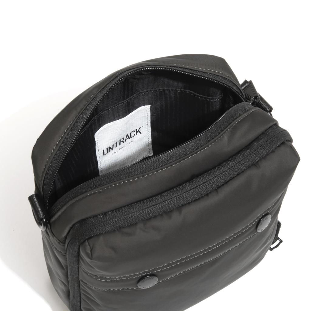 Untrac CITY DS 3L Lightweight Shoulder Vertical Gray Two-Compartment Bag, Style, No. 60391, Men's,