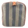 FENDI vintage Pecan travel bag travel bag bag Duffle Bag PVC/Leather khaki/Brown