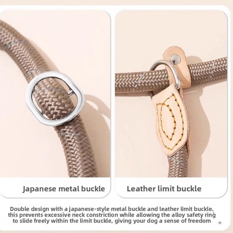 Dog Leash, Explosion-proof P Chain, Dog Walking Leash, Anti-breaking Dog Chain, Medium and Large Dog Explosion-proof P Leash