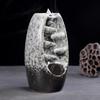 All-Round Flowing Sand Incense Burner: Ceramic Monk Maitreya Buddha Ornament