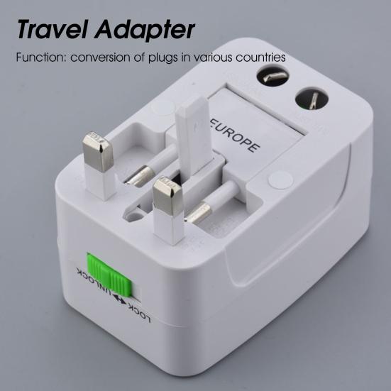 Travel Adapter Powerful Safe Charging Mini Size EU UK US AU Universal Power Converter for Phone