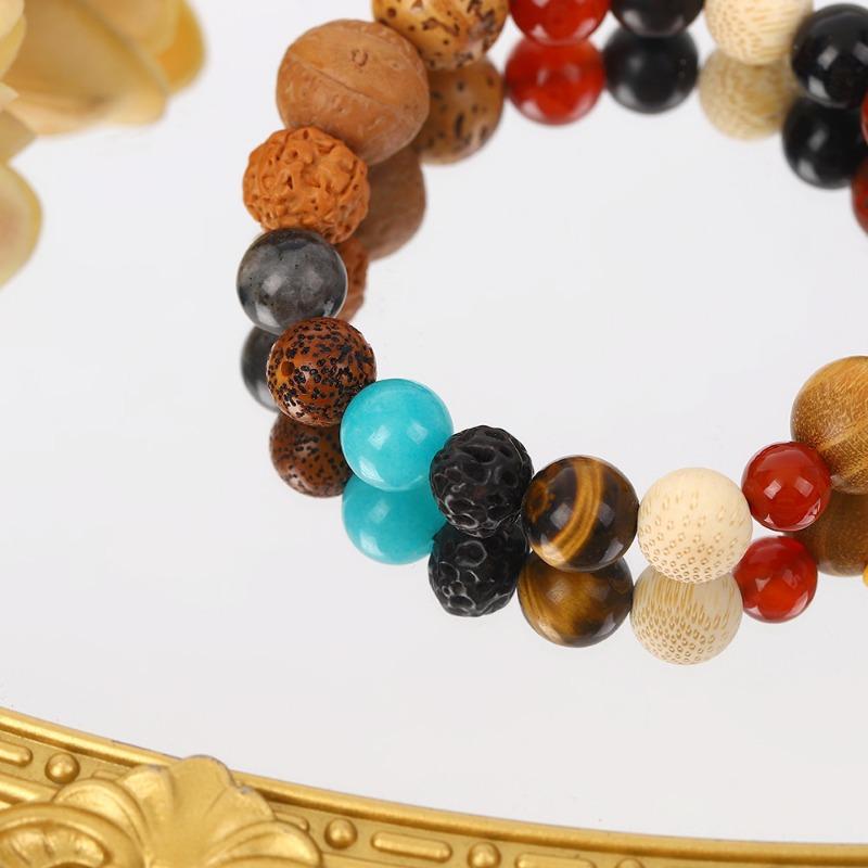 Bodhi 18 Seeds Prayer Bracelet For Men Women Couple Good Luck Charm