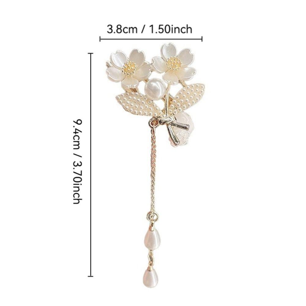 Elegant Hair Claws Pearl Flowers Hairpin Fashion Hair Clips  Hair Accessories