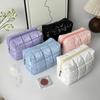 Lightweight Puffer Travel Makeup Bag with Quilted Design for Women