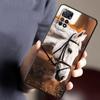 Hülle für Xiaomi Redmi Note 9 10 11 12 Pro 11s 13 14 Pro Plus 10S 12s 9S 7 8 Schwarz Weiche Handyhülle Pferd Tier
