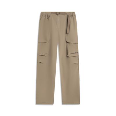 Li Ning CF Su Letter Mid Waist Breathable Versatile Straight Comfortable Casual Pants Men Pants AYKV757-2