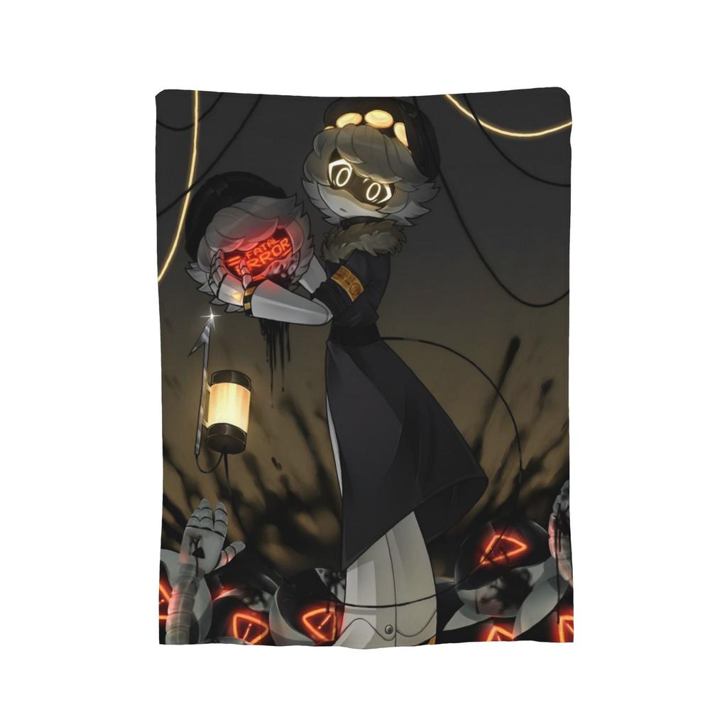Murder Drones  Fleece Throw Blankets Uzi Doorman Aesthetic Blanket for Bed Bedroom Super Warm Bedroom Quilt,