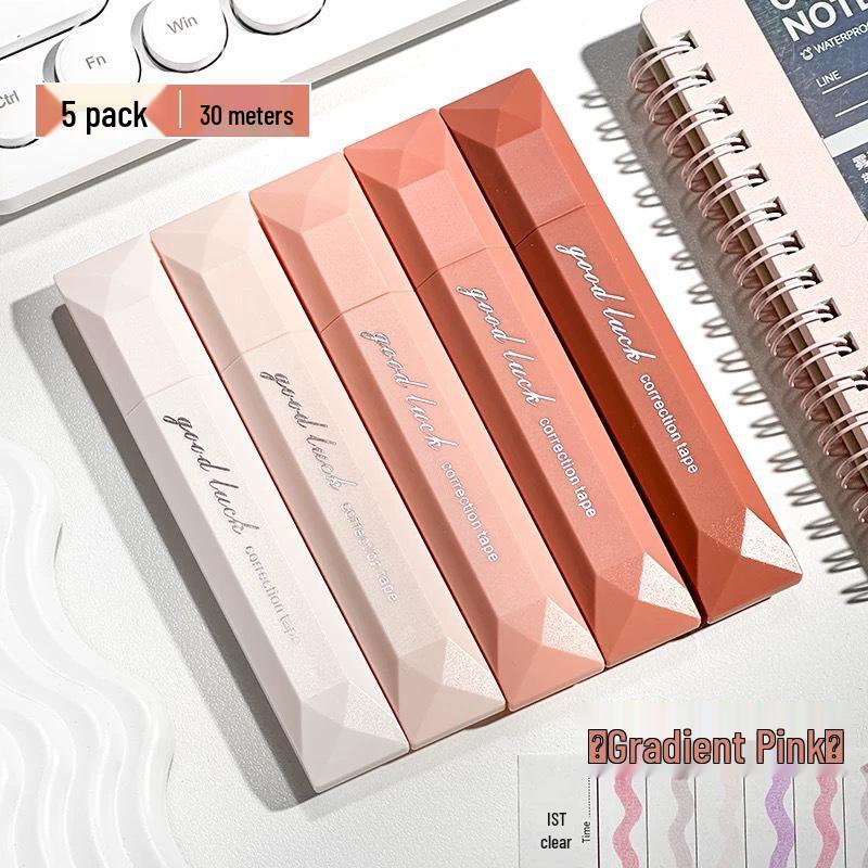 

Transparent Pen-Style Color Correction Tape with Smooth, Silent PET Film