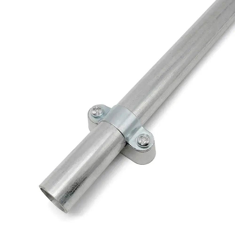 5/10Pcs 16mm-50mm Adjustable Pipe Clamp Aluminum Alloy/Galvanized Iron Hardware Fastener Hardware Fastener With Screw Fixed Clip