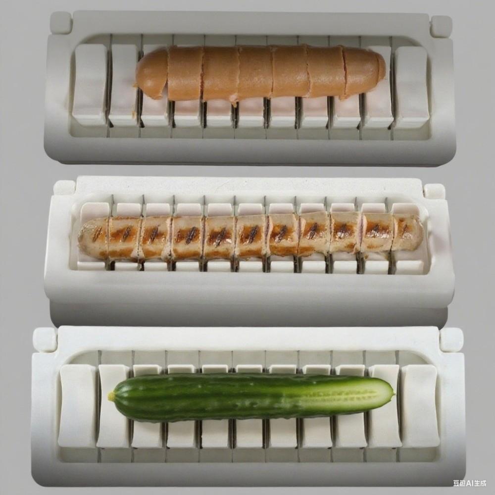 Luxusní kráječ na klobásy Precision Mesh kráječ na zeleninu Kráječ na hot dogy BBQ