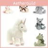Jellycat Isadora Unicorn Backpack Elephant Dinosaur Plush Toy With Fiber Cotton Filling For Kids And Collectors