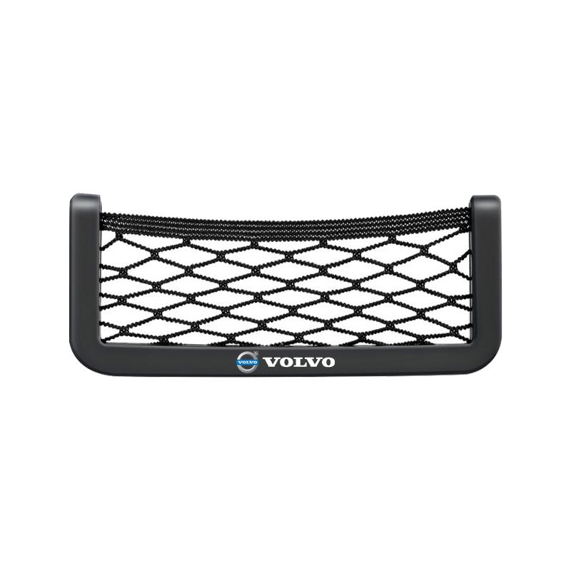 

New Car Net Bag Phone Holder Storage Net Box Pocket Organizer For Volvo Rdesign XC90 S60 XC60 V70 S80 S40 V50 V40 V60 C30 S70