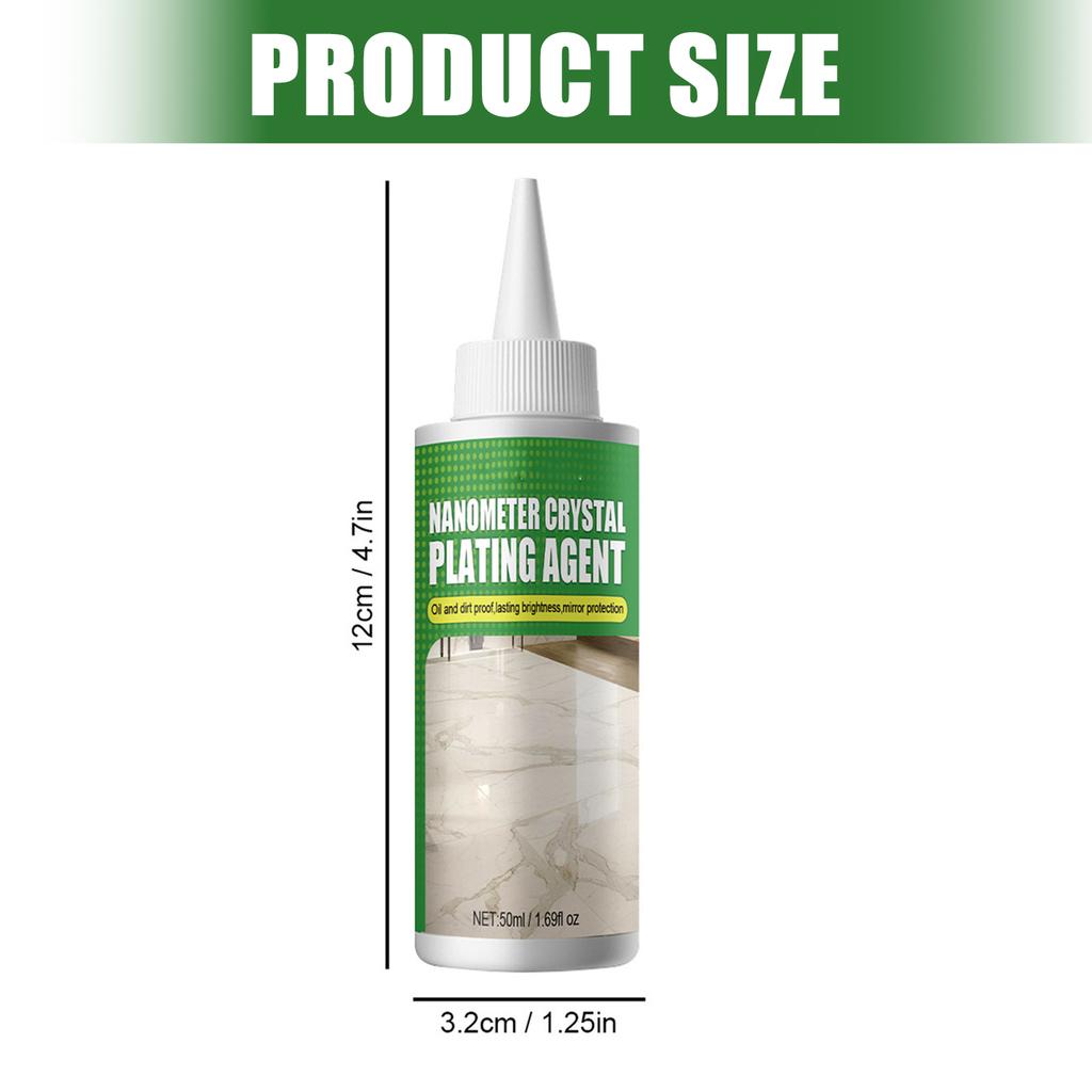 50ml Nano Krystalický Nátěr Pro Kuchyňské Obklady Mramorové Leštění Oprava Škrábanců Rozjasňovač Zvýrazňovač Lesku Pro Domácí Použití
