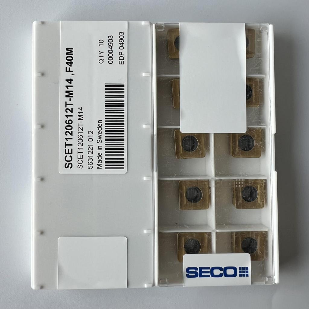 SECO / SCET120612T-M14,F40M / Original genuine CNC alloy blade 10 Pcs
