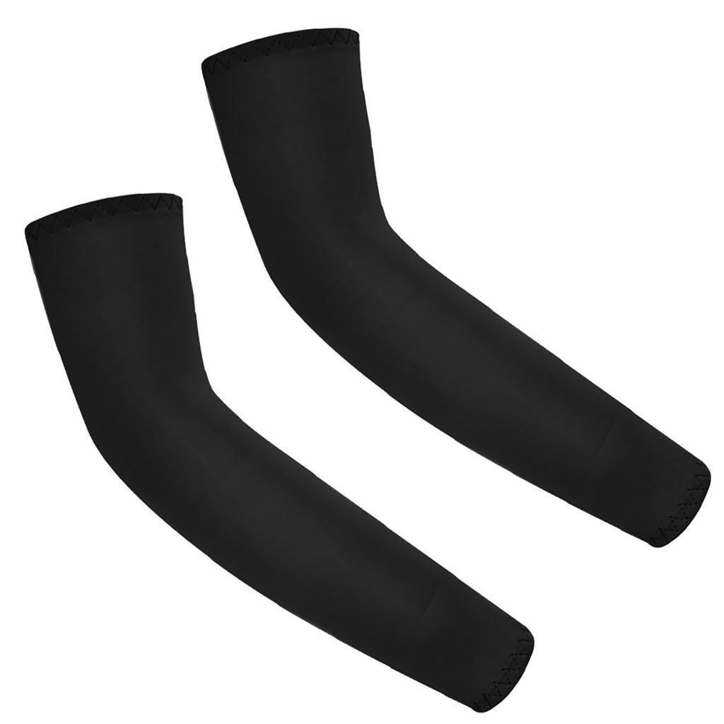 1 Pair Kids Sports Cooling Arm Sleeves Cover Sun UV Protection Elastic Ice Cuff Cycling Arm Warmer For 4-12 Years Girls Boys