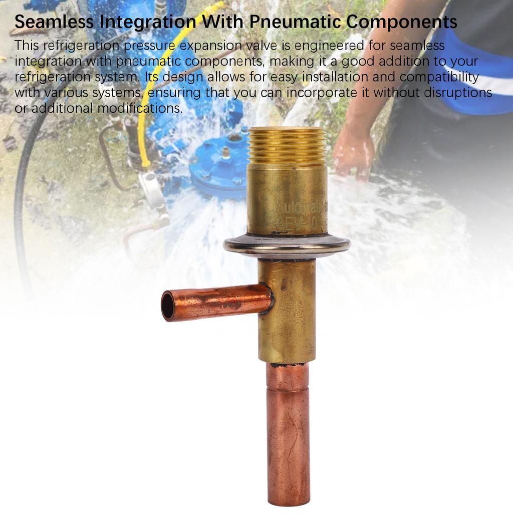 Refrigeration Expansion Valve Refrigeration Charging Valve Multifunctional Stable Evaporation Pressure Control for Repairing