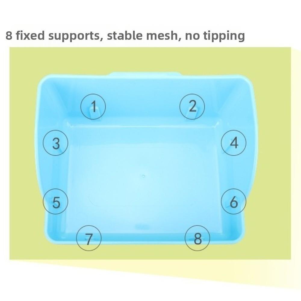 Potty Trainer Bunny Training Toilet Detachable Grids Puppy Pee Pan Tray for Cage Use