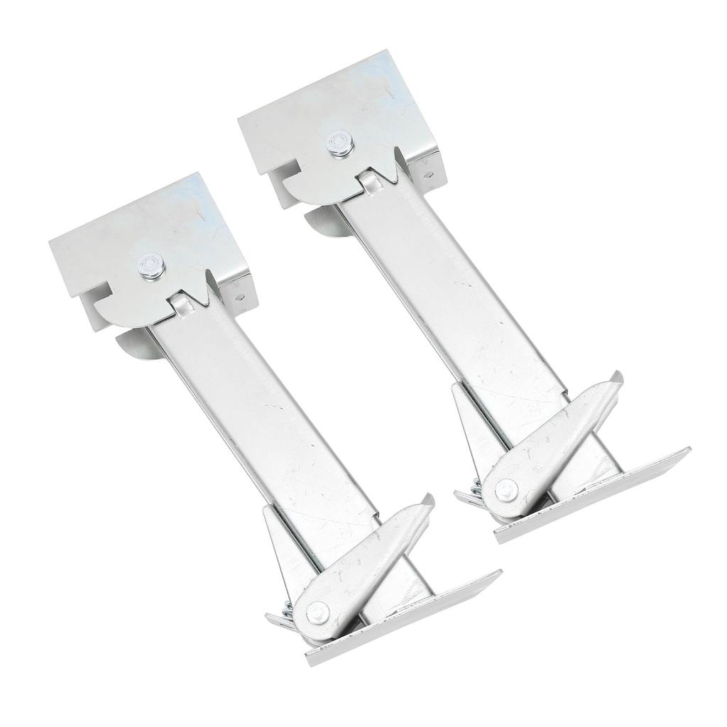 2PCS Stabilizer Jack 650lbs Support 1000lbs Lifting Capacity Galvanized Telescoping Adjustable Swing Down Stabilizer