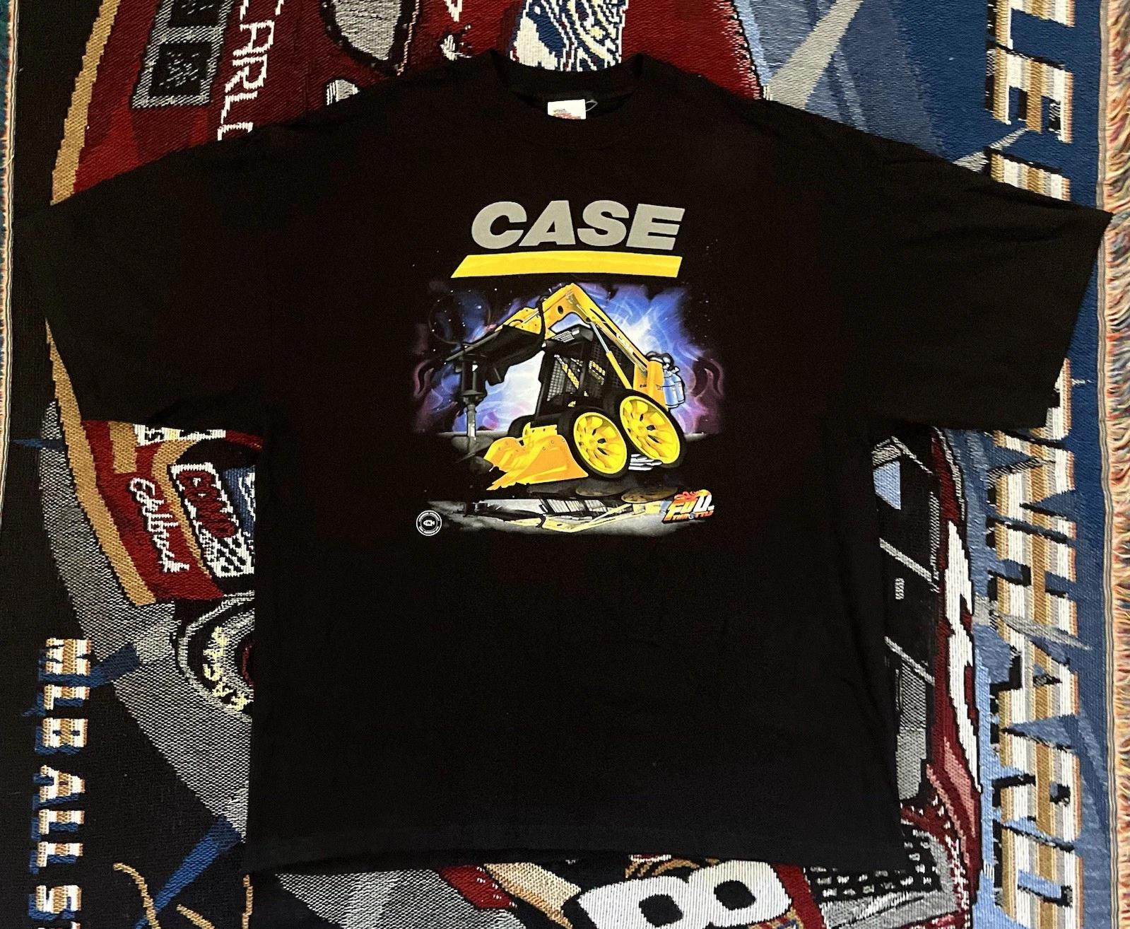 Vintage Case Equipment Shirt Construction Manufacturing Racing Champions 2XL M