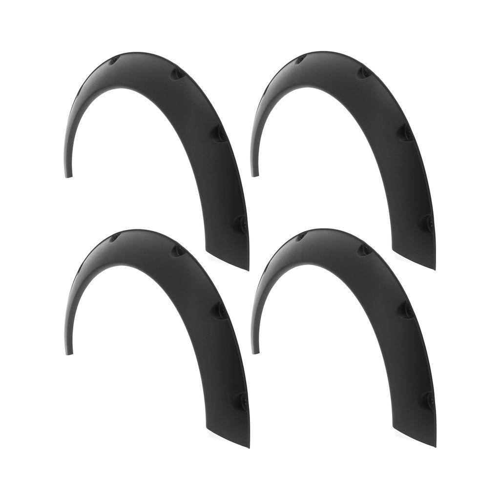 4pcs Wheel Eyebrow Protector Guard Flexible Widened Wheel Arches Lips Universal Car Accessory