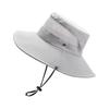 New Summer Mesh Breathable Bucket Hat Men's Outdoor Hiking Hat Women's Big Brim Sun Hat Benny Hat