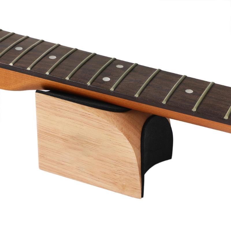 Bass Guitar Neck Rest Support Pillow String Instrument Wood Neck Craddle Luthier Repair Setups Tool Guitar Accessories
