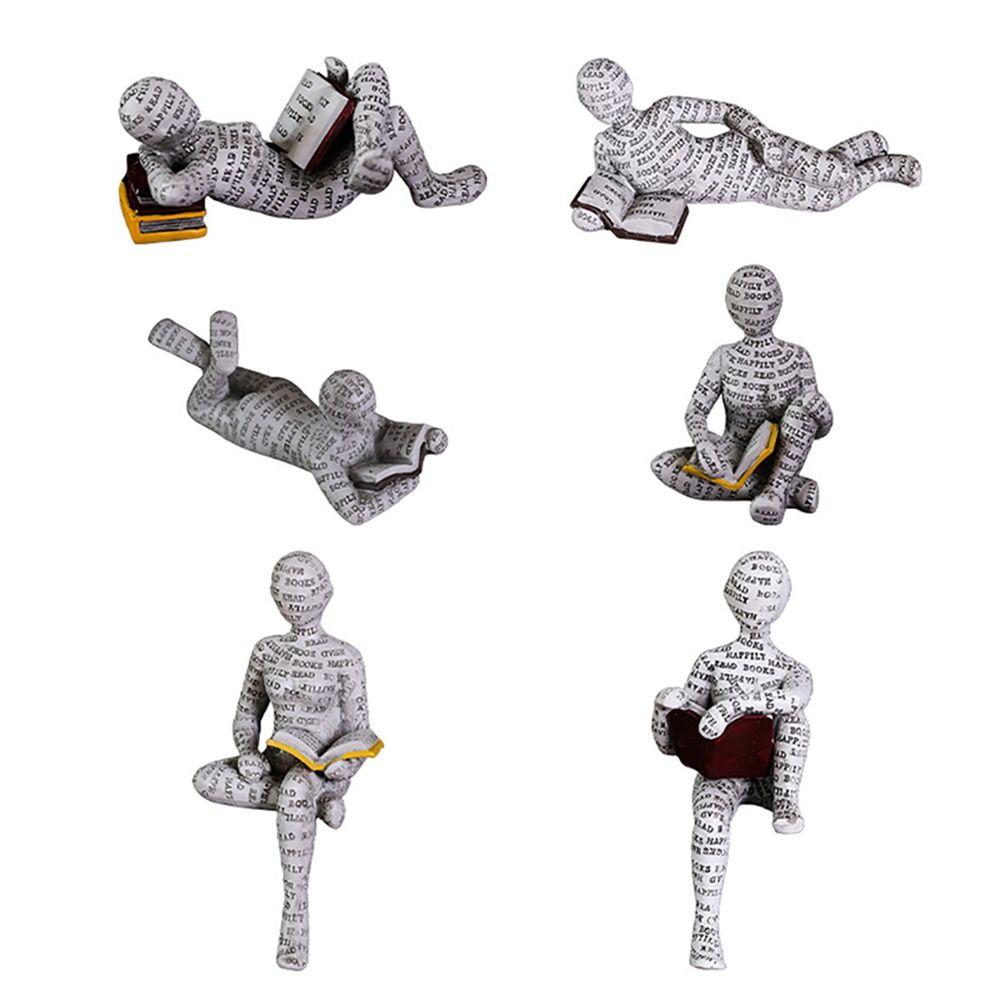 1 Stück Schreibtischornament Zubehör Abstrakte Denker-Skulptur Nordischer Stil Haus Büro Dekoration Statue