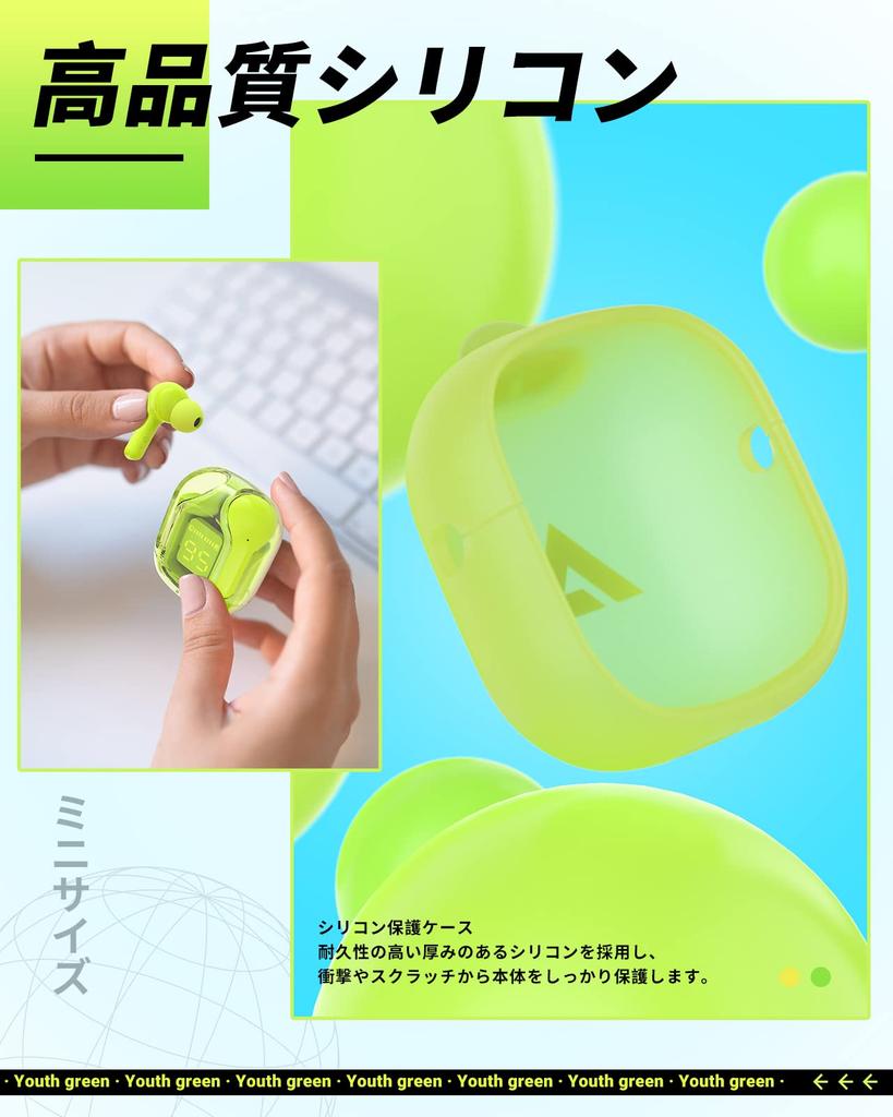 ACEFAST True Wireless Bluetooth ENC Call Noise 6mm Dynamic 20 Hours of Continuous LED Bluetooth Battery 10 Minutes of Charge for Hours of Compatible