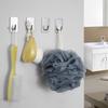 High Capacity Adhesive Holders for Bathroom Kitchen Rustproof Stainless Steel Wall Hangers Towel Organizers