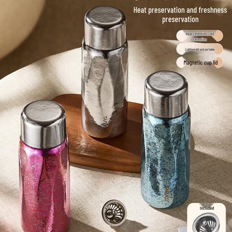 TAFUCO Pure Titanium Insulated Water Bottle