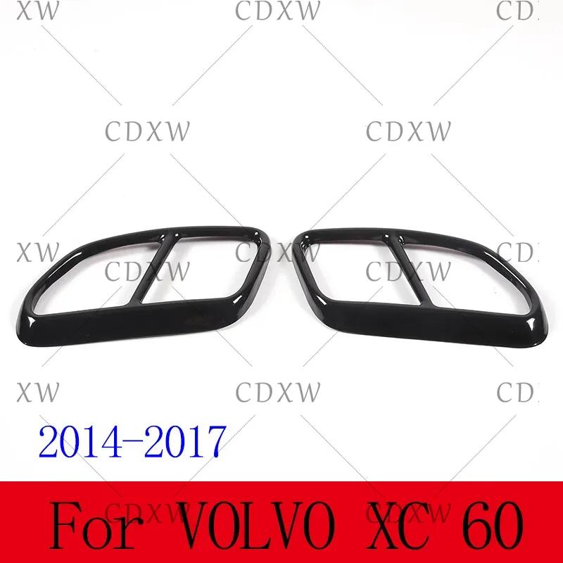 For Volvo XC60 S60 XC90 S90 V90 Stainless Steel Car Tail Muffler Exhaust Pipe Output Cover Decorative Cover Car Accessories