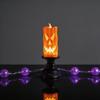 Halloween Pumpkin LED Candle Flameless Tabletop Decor for Home Party and Holiday