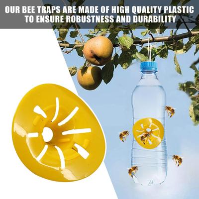 10pcs Wasp Trap Fruit Fly Trap PP Reusable Funnel Bee Hornet Catcher P Est Control Insect Traps Outdoor Garden Farming Supplies