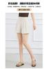 Summer Solid Color Simple Thin Elastic High Waist Casual Pants