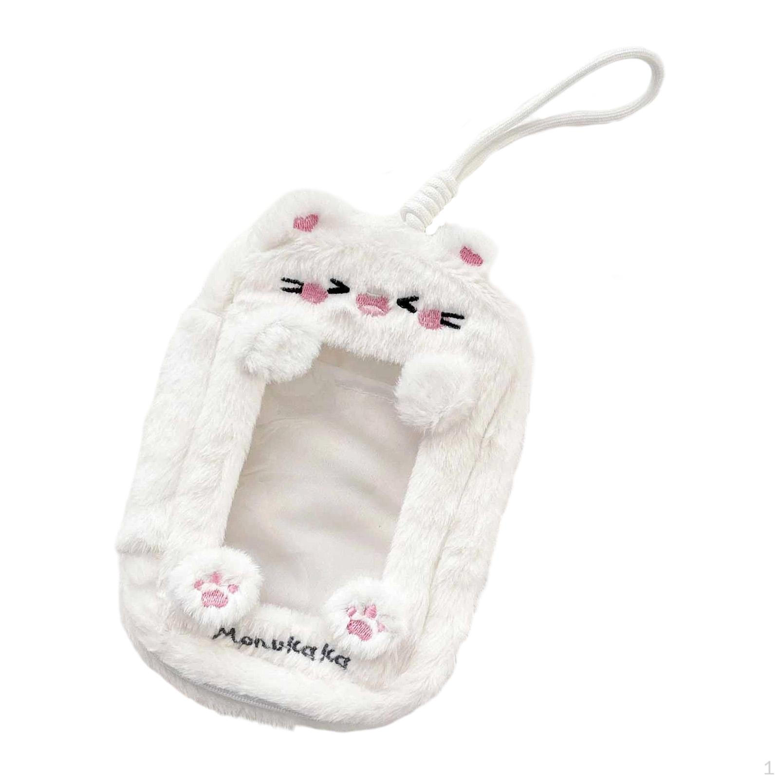 

Mini Figure Display Bag Carrier Tote Cute Hanging Organizer for Action Figures білий