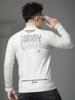 Ozhouzhan Long Sleeve Sweater Men's 2025 New Half-high Collar Sweater Autumn Trendy Print Knitted Bottoming Shirt