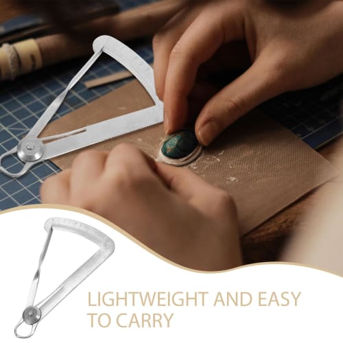 TOYMYTOY Stainless Steel Thickness Caliper Gauge, Inner Diameter Caliper, Jewelry Measuring Tool, Precision Measurement, Inside Measuring Tool, 10.4 X