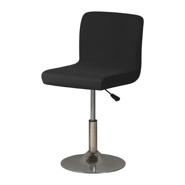 Elastischer, fester, kurzer Rückenbezug, Spandex-Barstuhlbezug, armloser Stuhlsitzbezug, Hotelbankett-Wohnzimmerstuhl-Schonbezüge