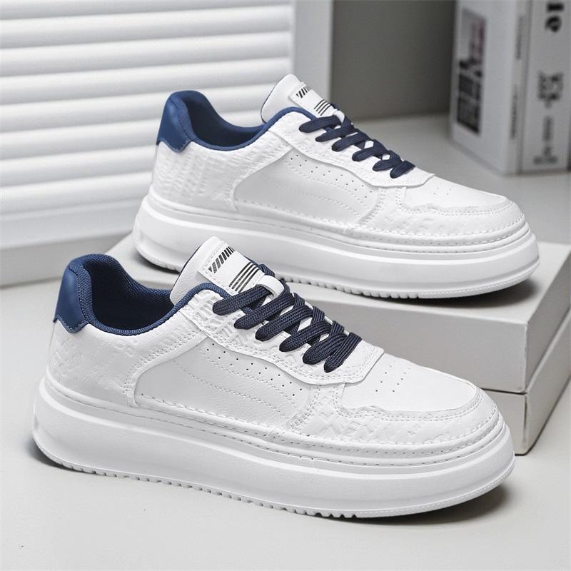 New Men's Classic Four Seasons Fashion Low Top Thick Sole Skateboarding Shoes Comfortable Soft Sole Basketball  Sneakers