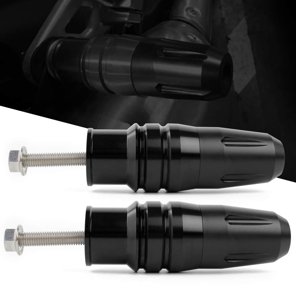 Aluminum Muffler Slider Exhaust Pipe Slider 2pcs for Kawasaki Kawasaki Z1000 Z1000SX 2010-2019