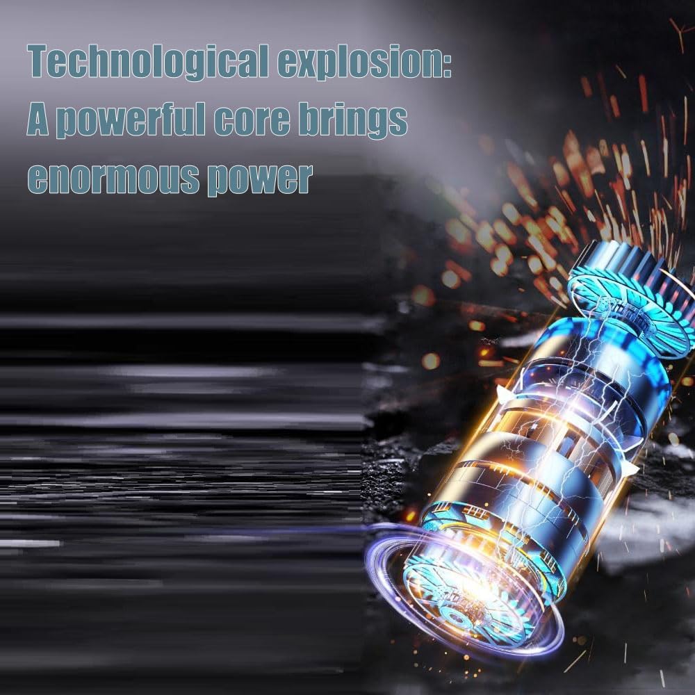 Handheld Car Vacuum Portable Cordless 7500PA, 4 In 1 Handheld Vacuum Cleaner with Multi-Nozzles, Hand Held Rechargeable for Home, Car, Office, Pet