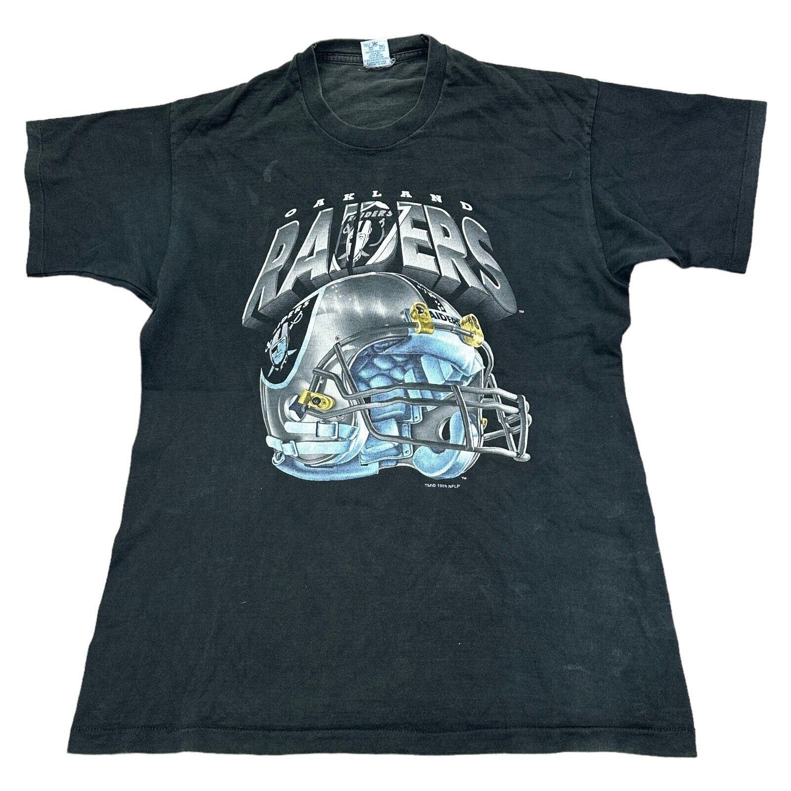 Vintage Salem Sportswear T-Shirt Mens Womens Tees Top Single Stitch Oakland Raiders 1995 Mens 3XL