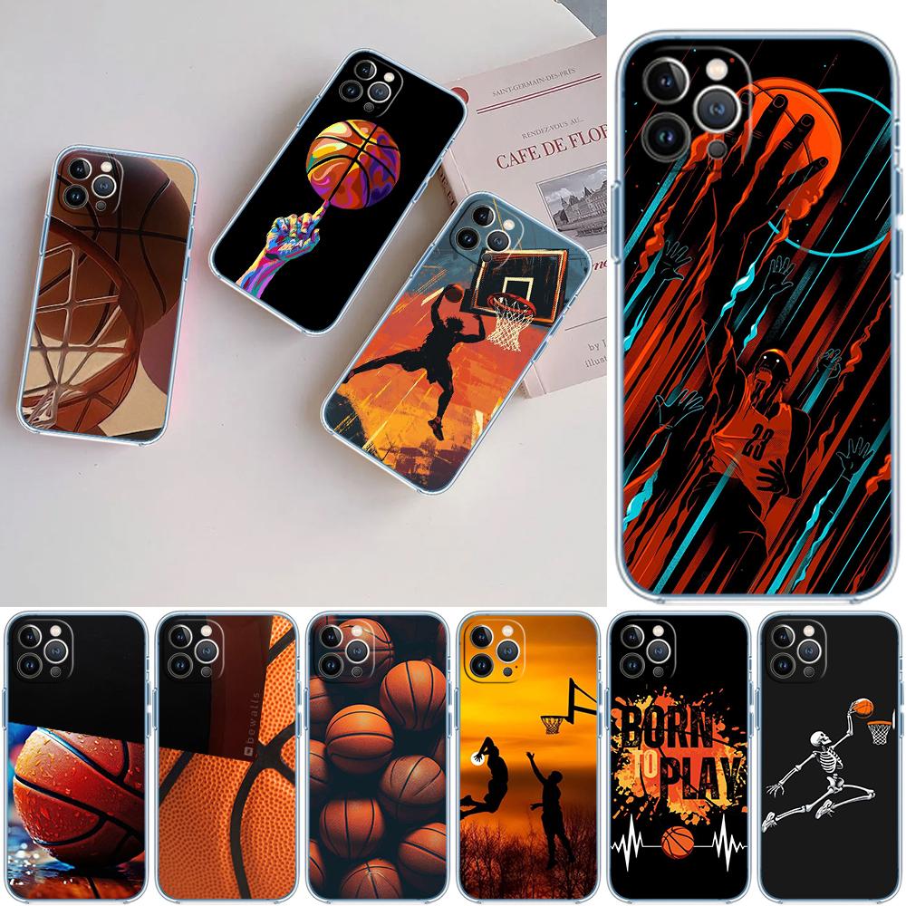 MY2 Basketball Art Shoot Soft Shell Transparent Phone Case for Motorola Moto G7 G8 G9 G84 G85 G73 G24 G15 Z2 Play Power Plus