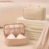 Multi-layer Bra Storage Bag Dustproof Thick Travel Underwear Organizer with Handle Large Capacity Portable Socks Pouch